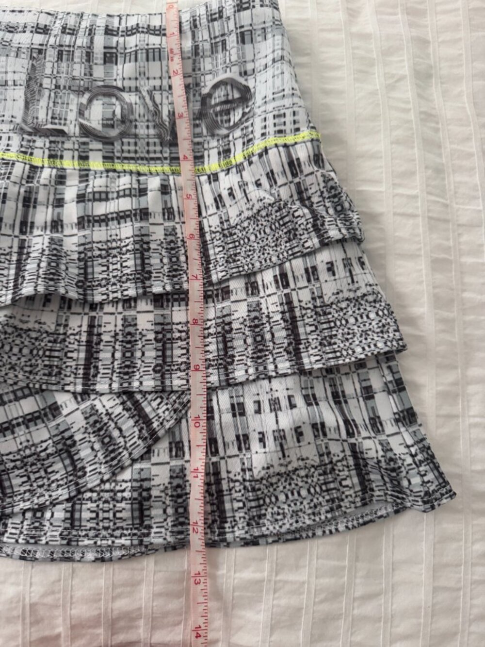 Lucky in Love Tennis Skirt — White & Gray | Size XS | Like New | Pickleball - Picture 7 of 7